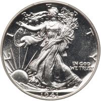 1941 Liberty Walking 50C PCGS Proof 67