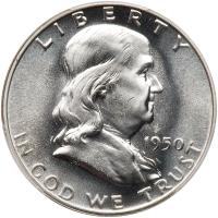 1950 QDO FS-101 Franklin Half Dollar