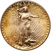 1927 $20 St. Gaudens PCGS MS62