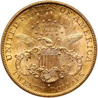 1892-S $20 Liberty PCGS AU58 - 2