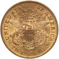 1875-S $20 Liberty PCGS AU55 - 2