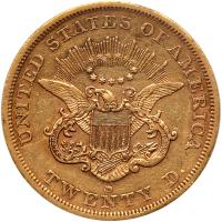 1854-S $20 Liberty PCGS EF40 - 2