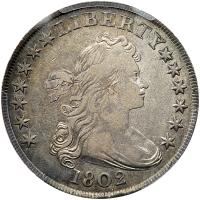 1802 Wide Date, B-5, BB-242, Rarity 5.