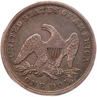 1842 Liberty Seated $1 PCGS EF40 - 2