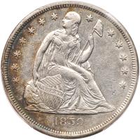 1859-O Liberty Seated $1 PCGS AU53