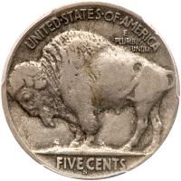 1913-S Buffalo 5C. Type 2 PCGS F15 - 2