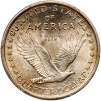 1917 Liberty Standing 25C. Type 1 PCGS MS64 FH - 2