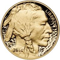 2014-W American Buffalo $50 Proof 1 Oz. Gold Coin