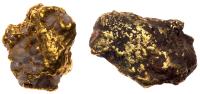 Pair of 2 natural Gold Nuggets