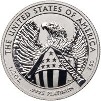 2007-W American Eagle 10th Anniversary Platinum Coin Set - 2