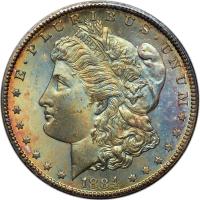 1884-CC Morgan $1 NGC MS65