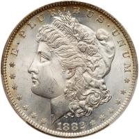 1882-O Morgan $1 PCGS MS65