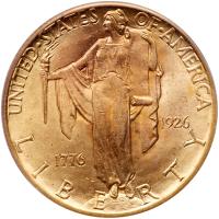 1926 Sesquicentennial Gold $2.50 PCGS MS64