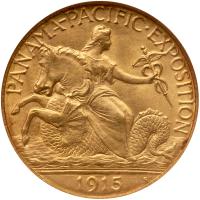 1915-S Panama-Pacific Gold $2.50 NGC MS64