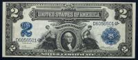 1899 $2 Silver Certificate. Fr. 251. PMG Gem Unc 66 EPQ.