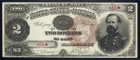 1890 $2 Treasury Note. Fr. 353. PMG Ch Unc 64 EPQ.