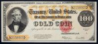 1922 $100 Gold Certificate. Fr. 1215. PMG Choice Unc 63 EPQ.