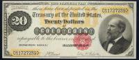 1882 $20 Gold Certificate. Fr. 1178. PMG Choice VF 35.