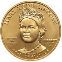 $10.00 Gold 2010-W Mary Lincoln 1/2 ozt