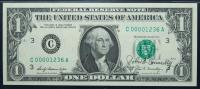 1969-B, $1 Federal Reserve Note. Philadelphia. Courtesy Autograph