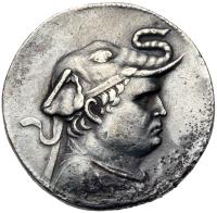 Baktrian Kingdom. Demetrios I. Silver Tetradrachm (16.71 g), ca. 200-185 BC Shar