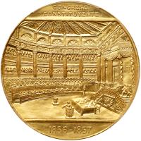 Mexico. Gold Medal (50 Pesos), 1957 PCGS MS65 - 2