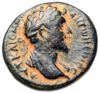 Marcus Aurelius. Ã (10.18 g), AD 161-180 Choice VF