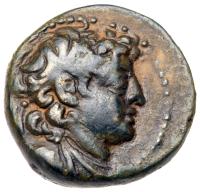 Seleukid Kingdom. Demetrios II Nikator. Ã (5.76 g), second reign, 129-125 BC Cho