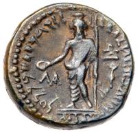 Seleukid Kingdom. Demetrios II Nikator. Ã (5.76 g), second reign, 129-125 BC Cho - 2