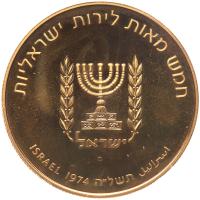 Israel. 500 Lirot, 1974 PCGS Proof 66 - 2