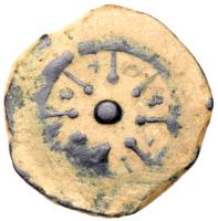 Judaea, Hasmonean Kingdom. Alexander Jannaeus (Yehonatan). Ã Prutah (3.69 g), 103-76 BCE