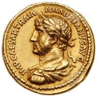 Hadrian. Gold Aureus (7.35 g), AD 117-138 Choice VF