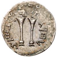 Judaea, Bar Kokhba Revolt. Silver Zuz (3.18 g), 132-135 CE EF - 2