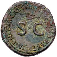 Divus Augustus. Ã Sestertius (25.62 g), died AD 14 Choice VF - 2