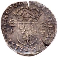 France. Teston, 1575-T (Nantes) PCGS VF - 2