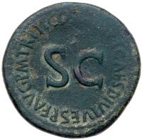 Divus Vespasian. Ã Sestertius (24.80 g), died AD 79 About VF - 2