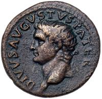 Divus Augustus. Ã As (10.89 g), died AD 14 VF