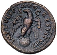 Divus Augustus. Ã As (10.89 g), died AD 14 VF - 2