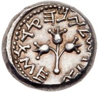 Judaea, The Jewish War. Silver Shekel (14.21 g), 66-70 CE EF - 2