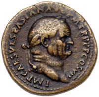 Vespasian. Ã Sestertius (25.31 g), AD 69-79 VF