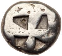 Islands off Attica, Aegina. Silver Stater (12.01 g), ca. 510-490 BC Choice VF - 2