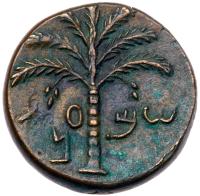 Judaea, Bar Kokhba Revolt. Ã Medium Bronze (12.07 g), 132-135 CE EF