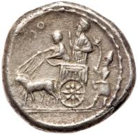 Phoenicia, Sidon. Abdashtart I. Silver Dishekel (22.95 g), ca. 365-352 BC EF