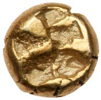 Mysia, Kyzikos. Electrum Hemihekte (1.32 g), ca. 600-550 BC Choice VF - 2