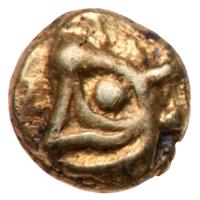 Ionia, Uncertain mint. Electrum 1/96 Stater (0.19 g), ca. 600-550 BC EF