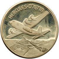 Israel. Hercules, Aircraft that Made History, State Gold Medal, 2002 ProofLike B