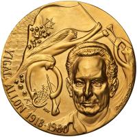 Israel. Privately Issued Gold Medal, ND Brilliant Unc