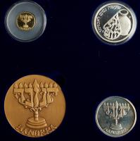 Israel. Hanukka, State Gold Medal, ND Brilliant Unc