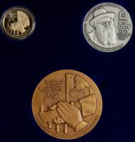 Israel. Rabbi Aryeh Levin, State Gold Medal, 2005 ProofLike Brilliant Unc