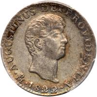 Mexico. Real, 1822-Mo JM PCGS About Unc